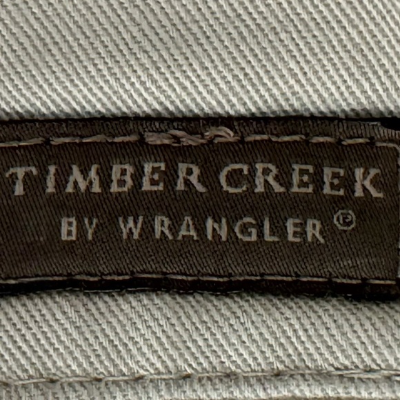 TIMBER CREEK by WRANGLER Pleated Khaki Pants Mens Sz 36 X 32 Trousers VTG 90s - Picture 4 of 9